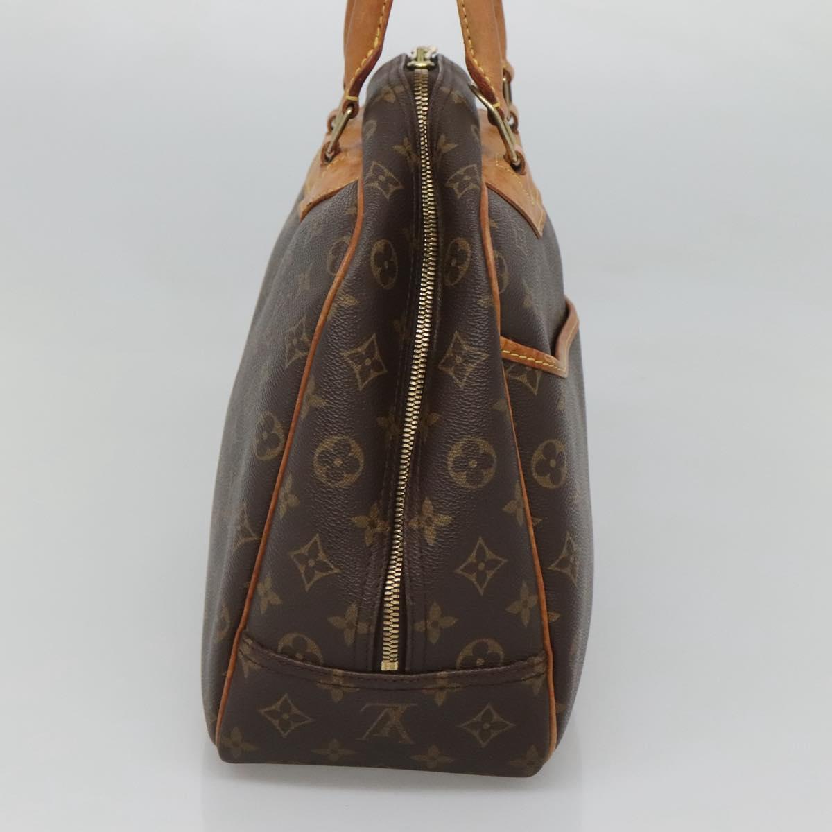 Louis Vuitton Deauville Handbag Monogram Canvas, BROWN, CANVAS, Handbag
