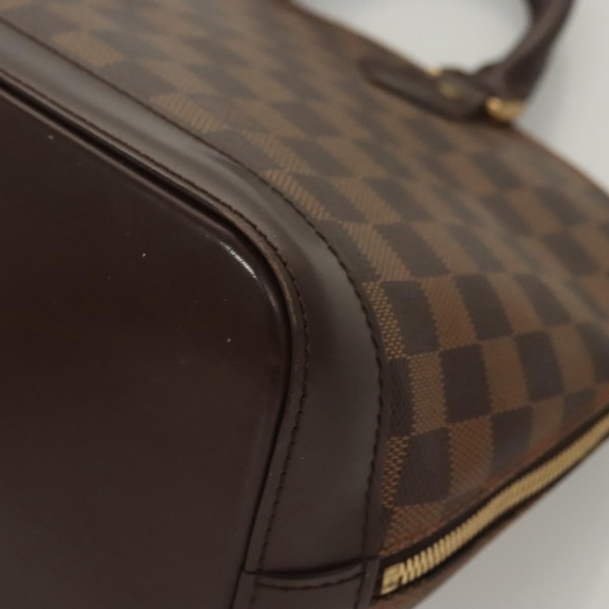 Louis Vuitton Alma BB, Brown, Canvas, handbag