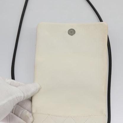Chanel Cambon, White, Leather, shoulder