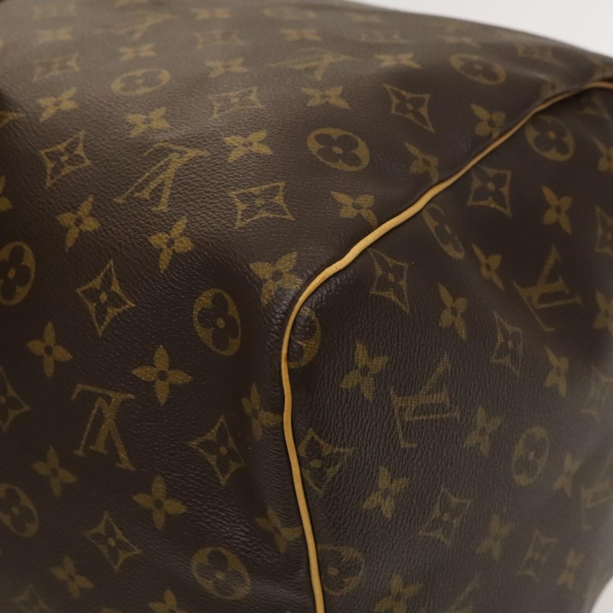 Louis Vuitton Keepall 60, Brown, Canvas, travel