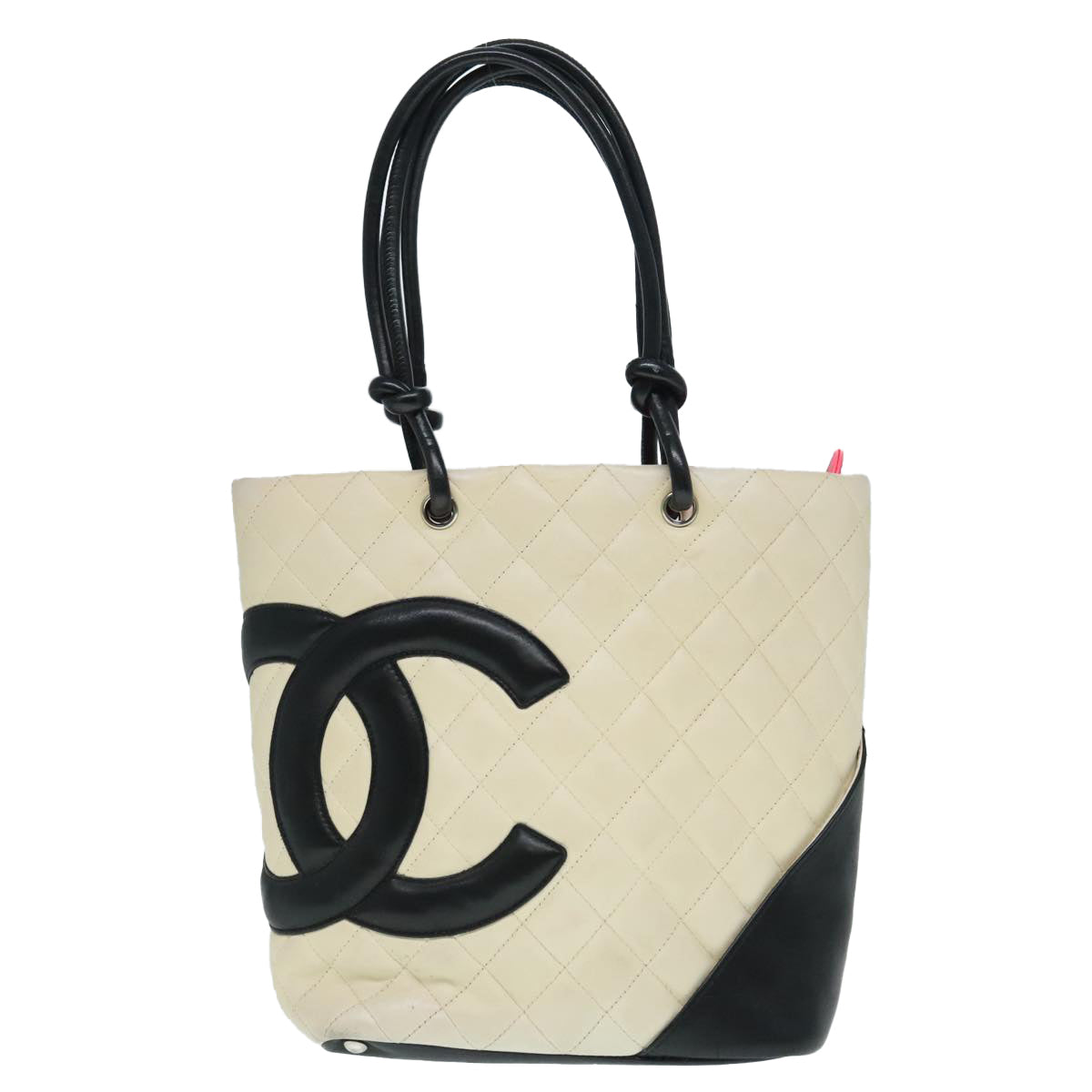 Chanel Cambon line, Beige, Leather, tote