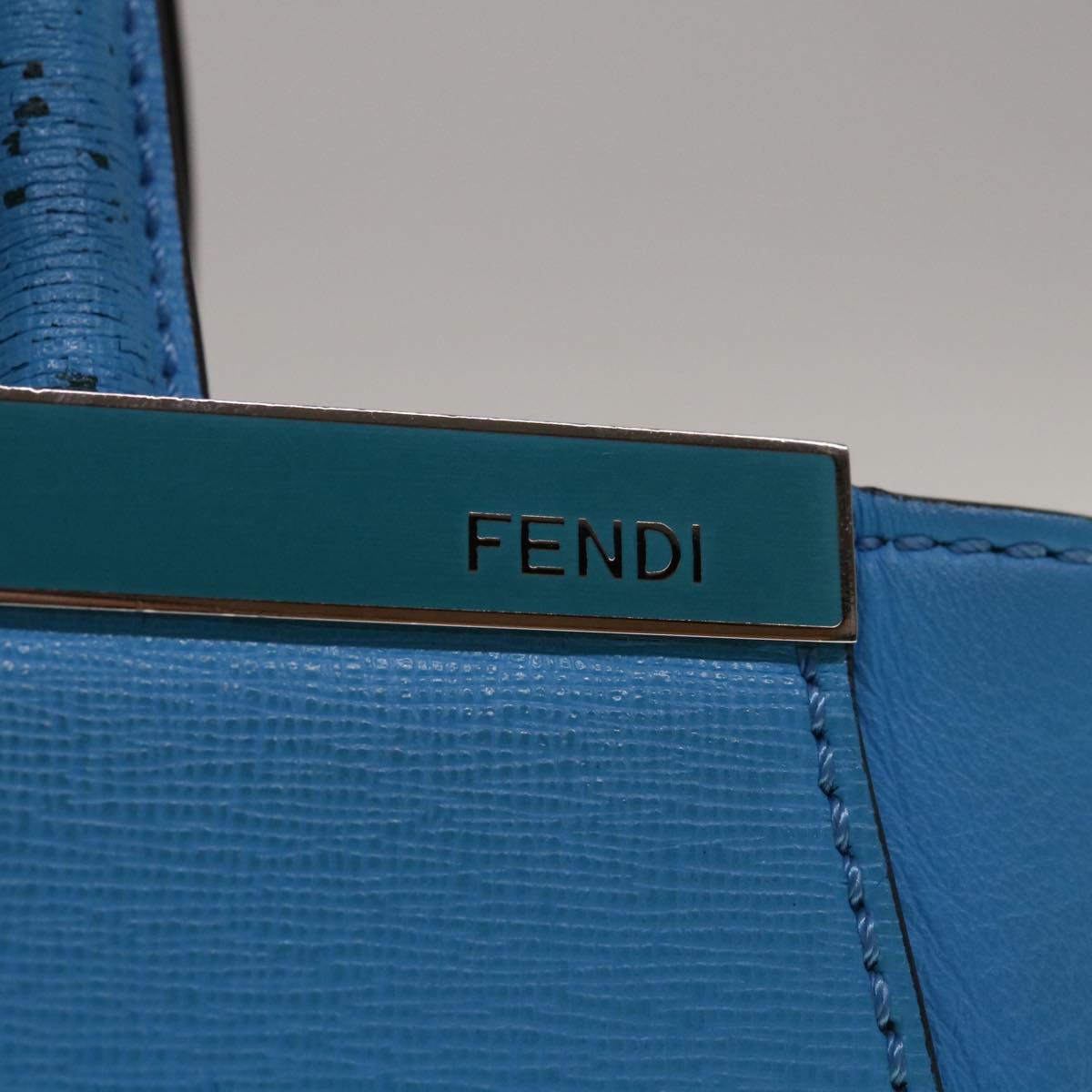 Fendi 2Jours, Black, Leather, handbag