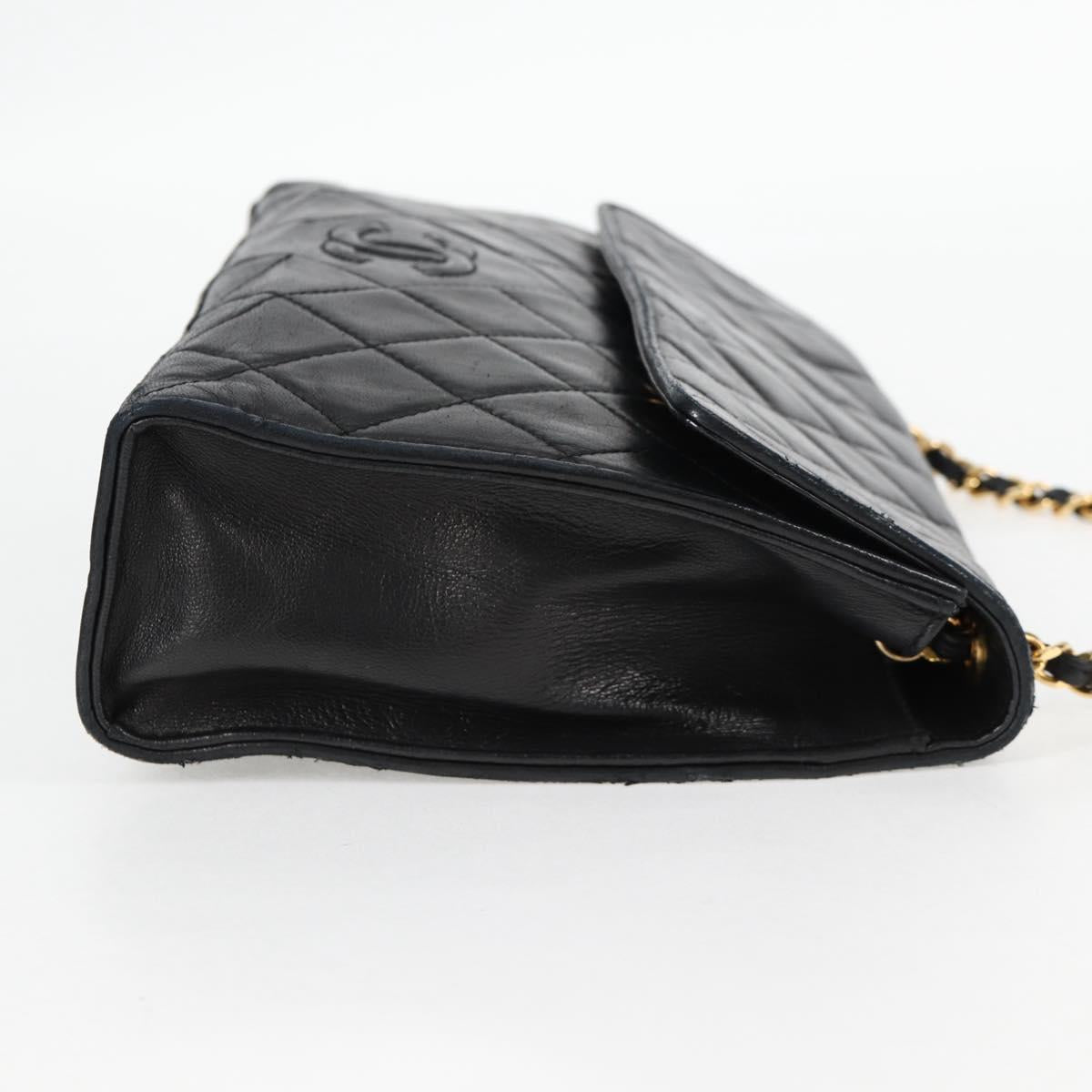 Chanel Coco Mark, Black, Leather, shoulder