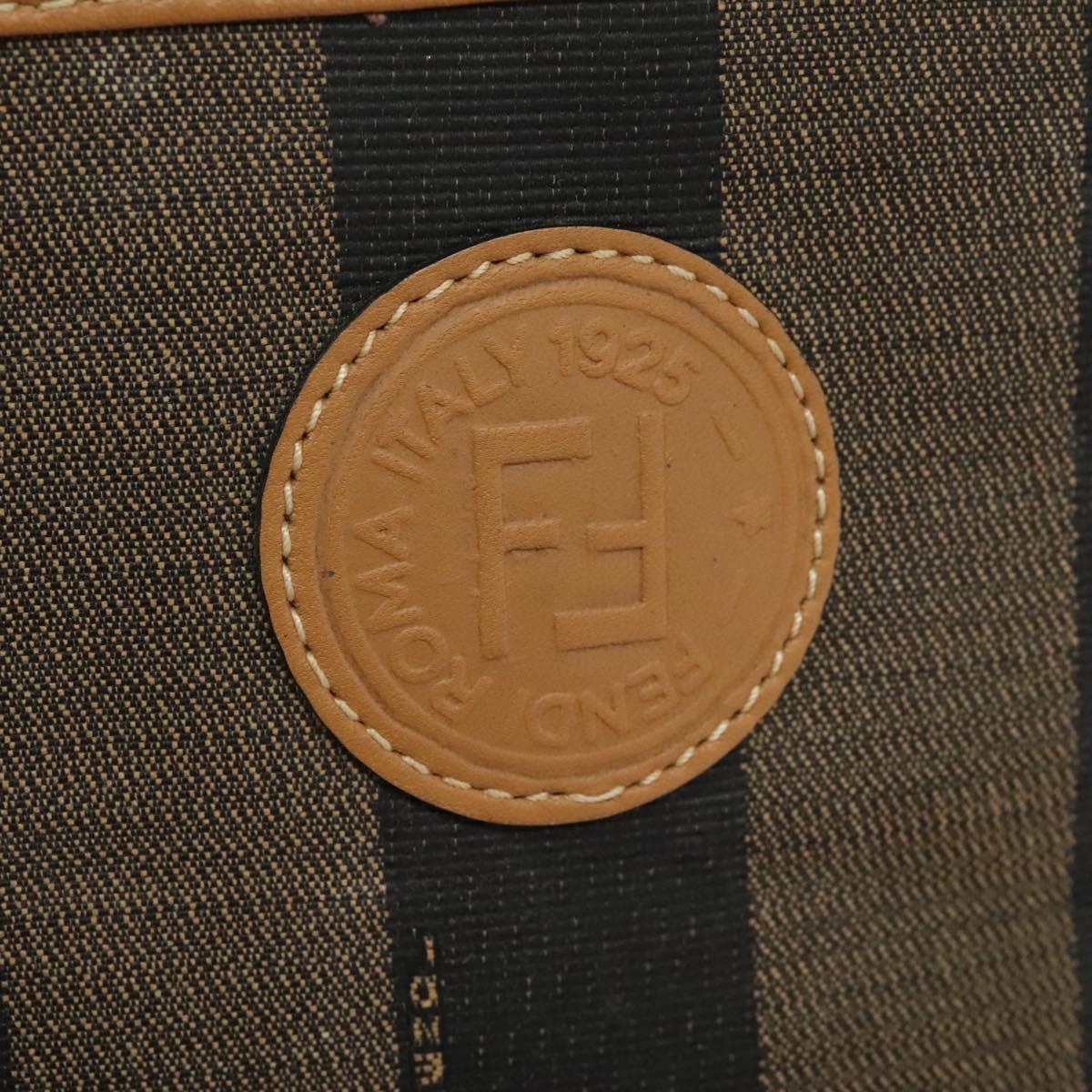 Fendi Pequin, Black, Canvas, travel