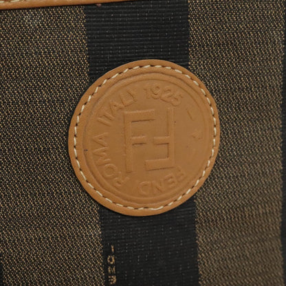 Fendi Pequin, Black, Canvas, travel