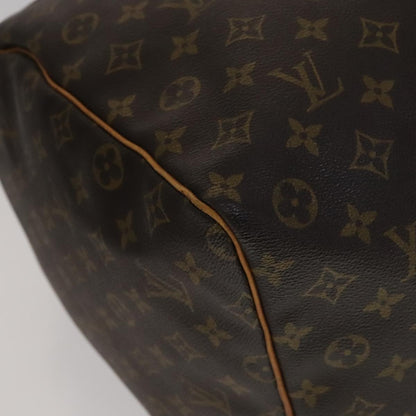 Louis Vuitton Keepall 60, Brown, Canvas, travel