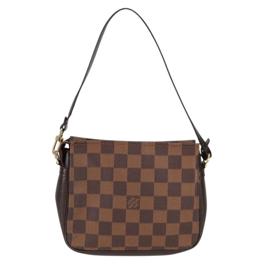 Louis Vuitton Trousse makeup, Brown, Canvas, clutch