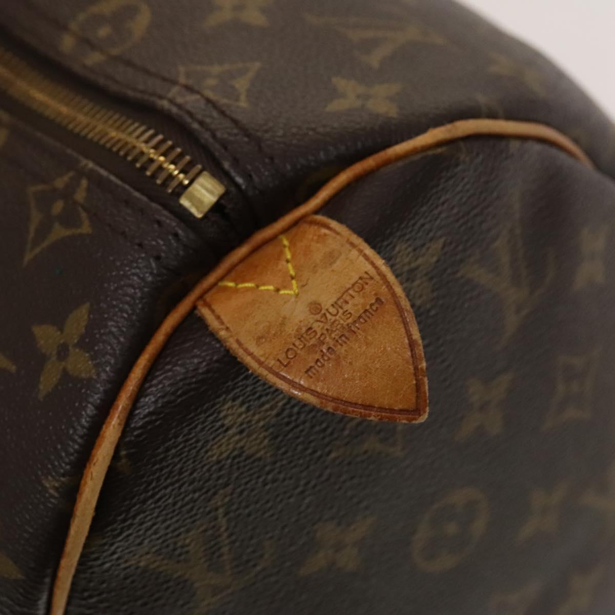 Louis Vuitton Keepall 45, Brown, Canvas, travel