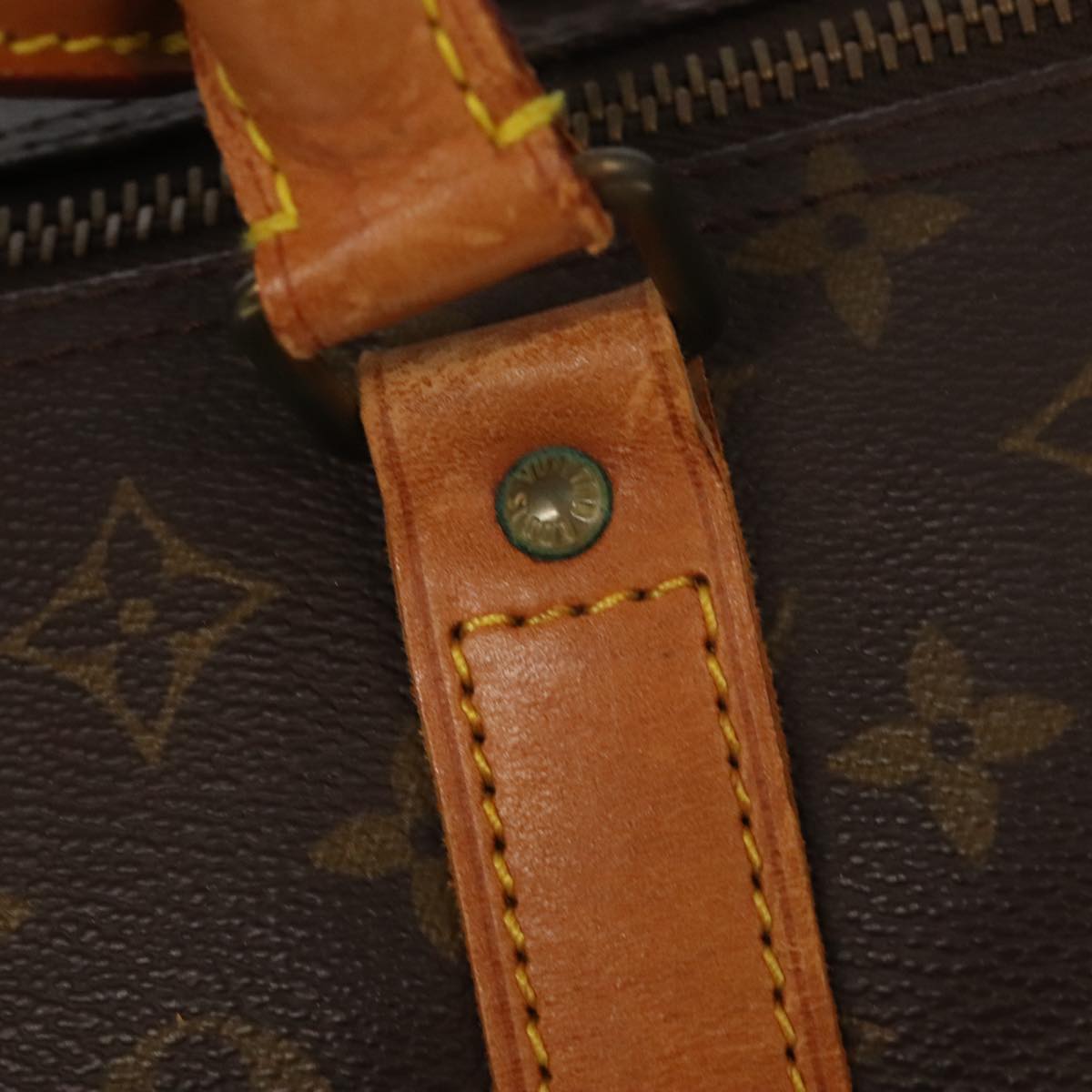 Louis Vuitton Keepall 60, Brown, Canvas, travel