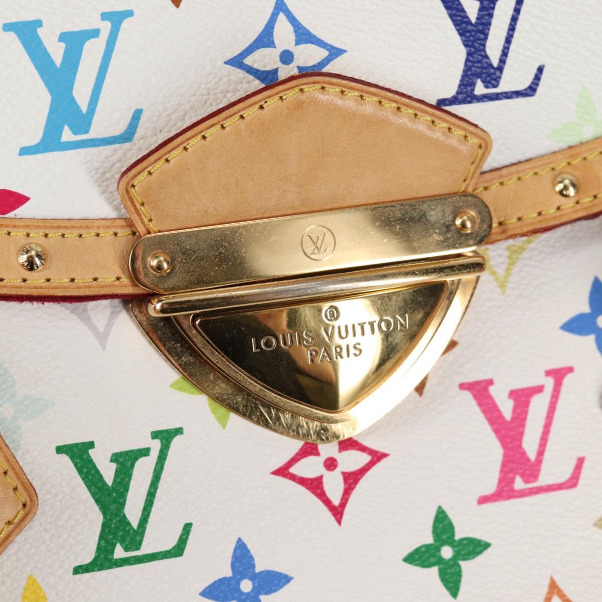Louis Vuitton Beverly, White, Canvas, handbag