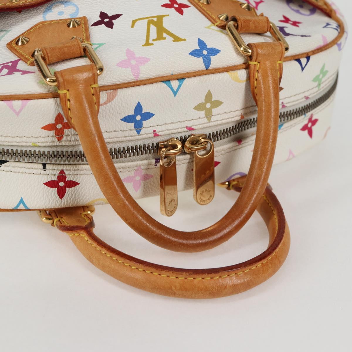 Louis Vuitton Trouville, White, Canvas, handbag