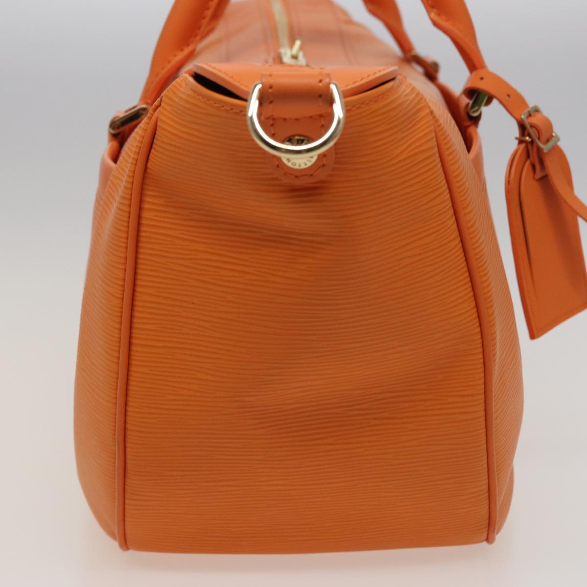 Louis Vuitton Danura, Orange, Leather, handbag