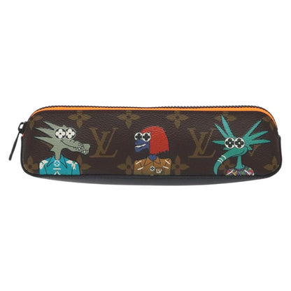 Louis Vuitton Elizabeth, Brown, Canvas, wallet