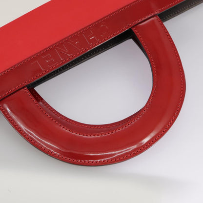 Chanel Coco Mark, Red, Leather, tote