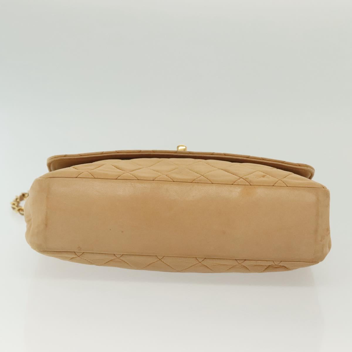 Chanel Matelassé, Brown, Leather, shoulder