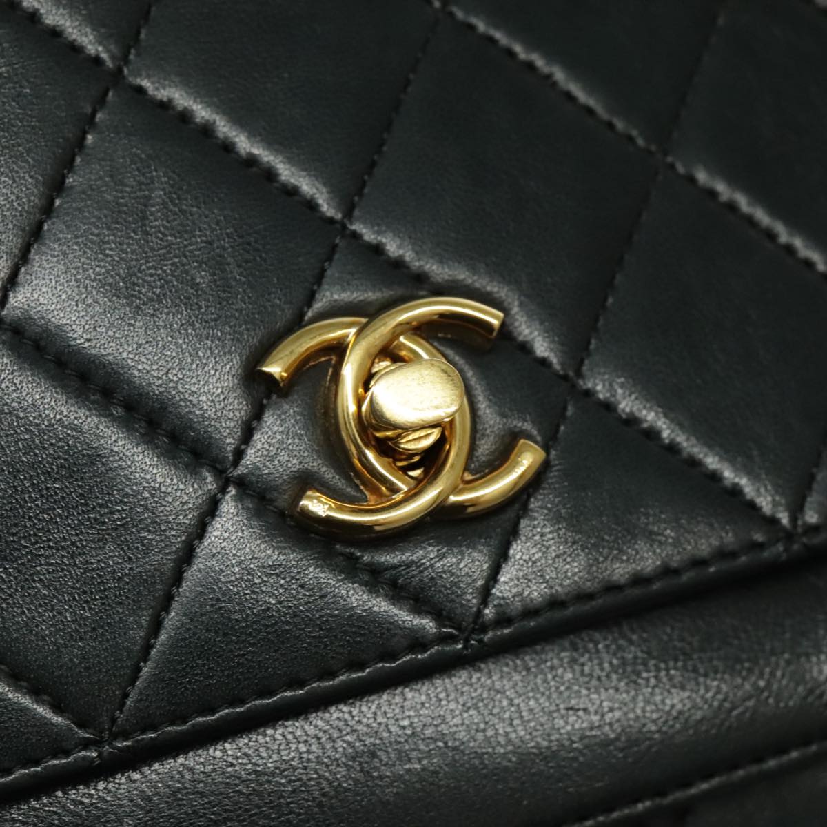 Chanel Flap bag, Black, Leather, shoulder