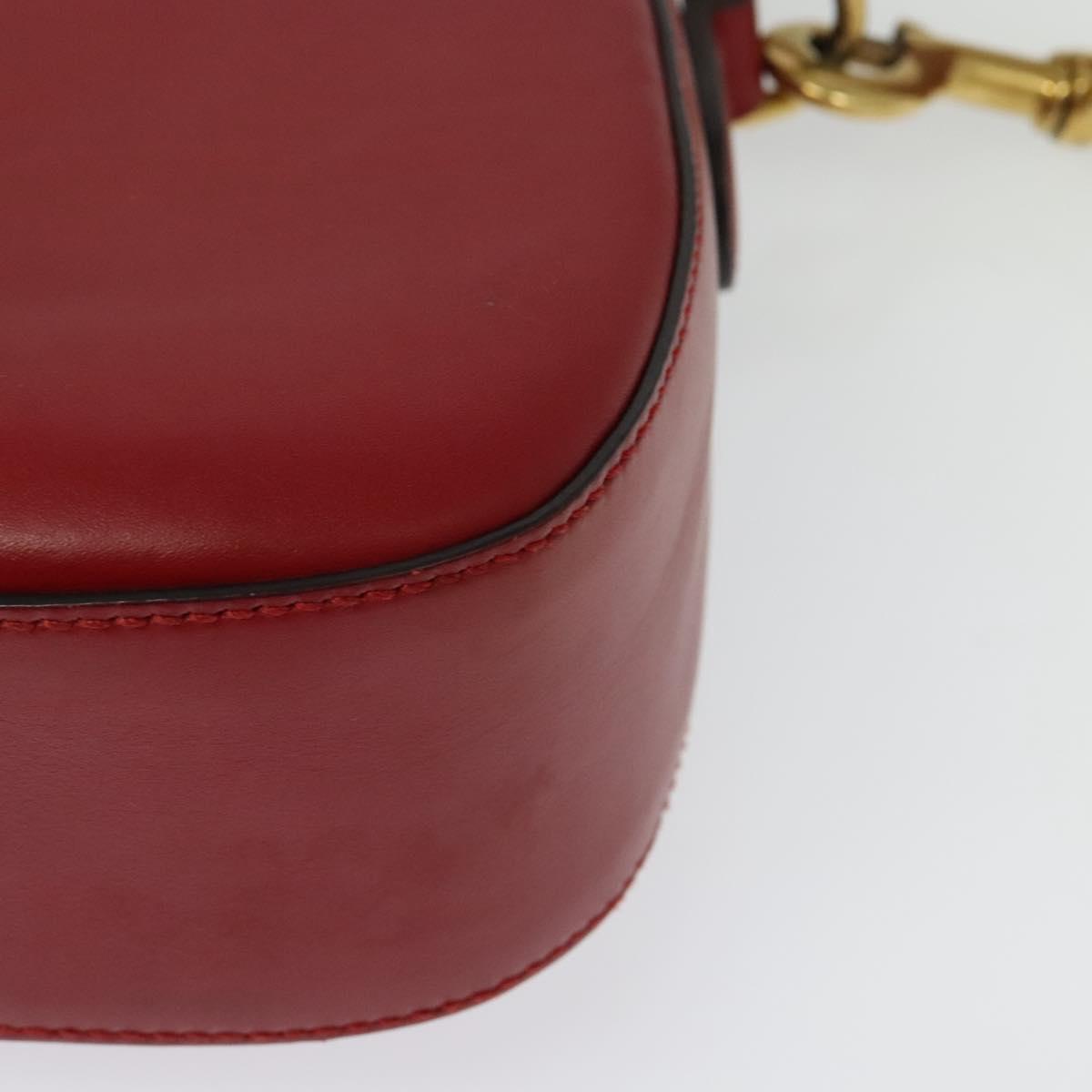 Gucci Lady Web, Red, Leather, shoulder