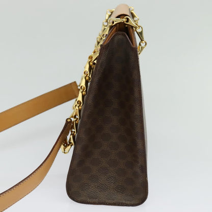 Céline Macadam, Brown, Canvas, shoulder