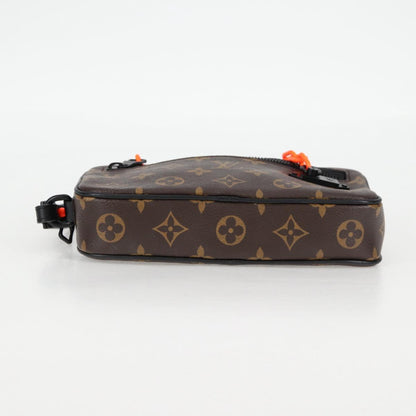 Louis Vuitton Pochette Volga, Brown, Canvas, clutch