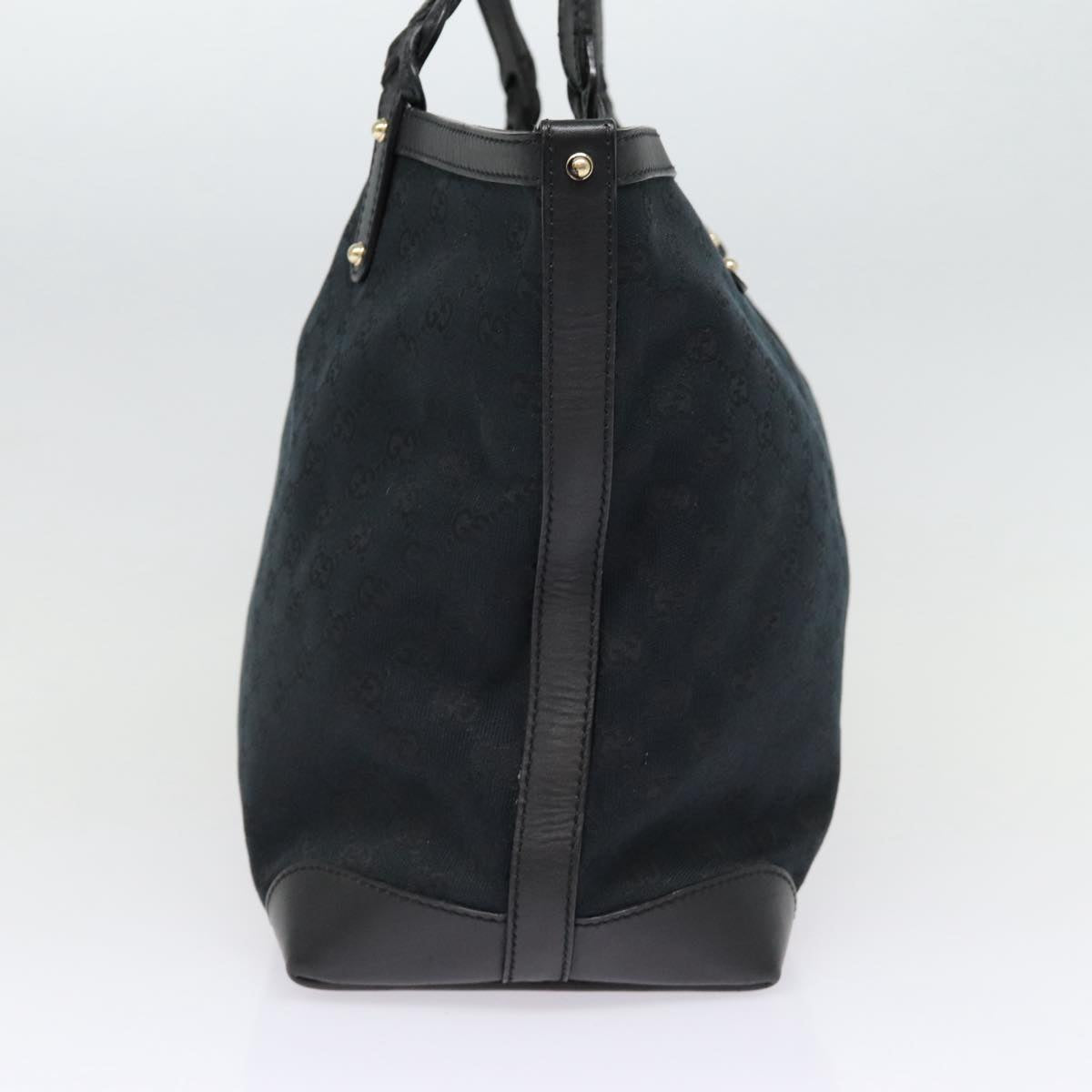 Gucci GG canvas, Black, Canvas, tote