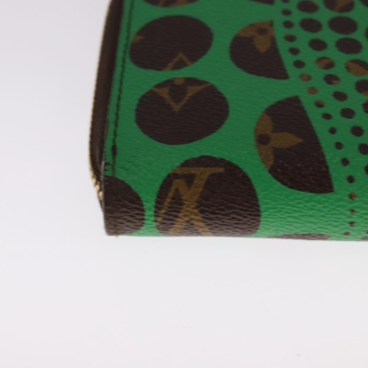 Louis Vuitton Zippy wallet, Green, Canvas, wallet