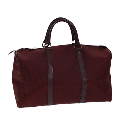 Dior Trotter, Burgundy, Canvas, travel