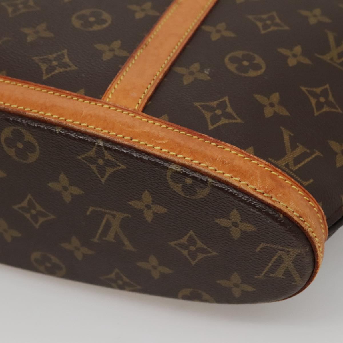 Louis Vuitton Babylone, Brown, Canvas, tote