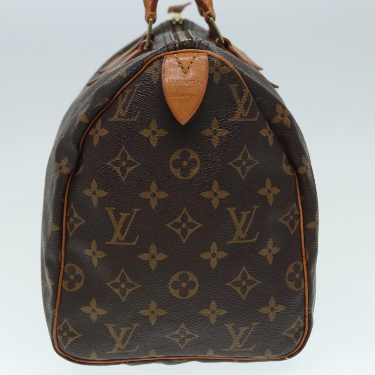 Louis Vuitton Speedy 30, Brown, Canvas, handbag