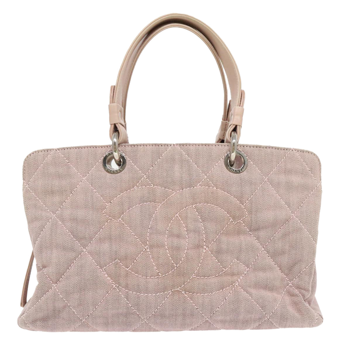 Chanel, Pink, Canvas, handbag