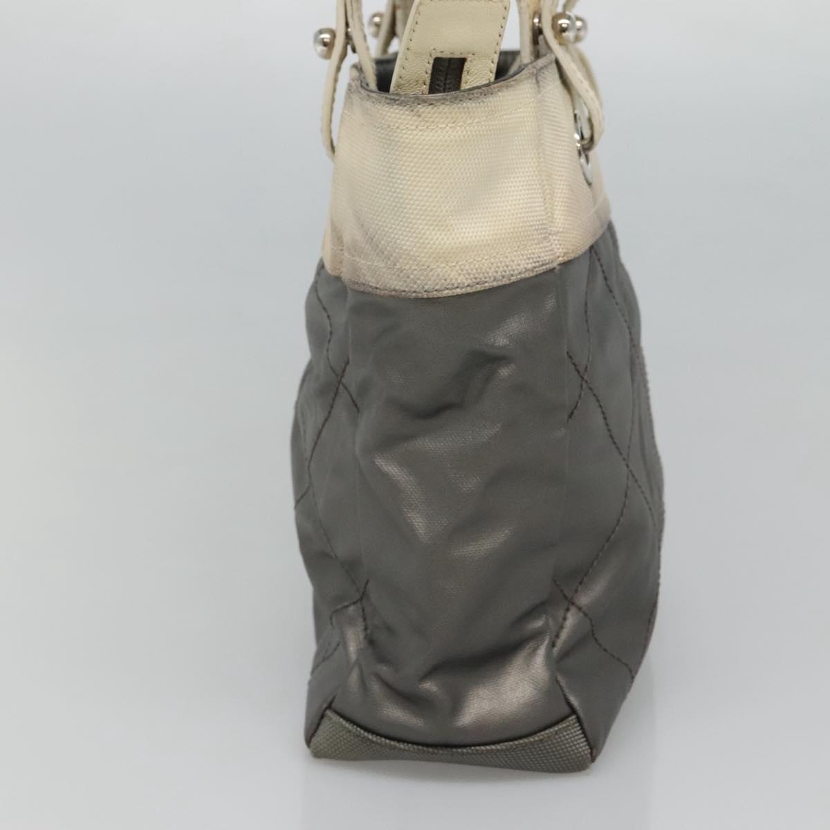 Chanel Paris Biarritz, Grey, Canvas, tote