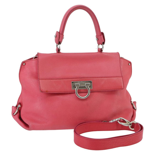 Salvatore Ferragamo Sofia, Pink, Leather, handbag