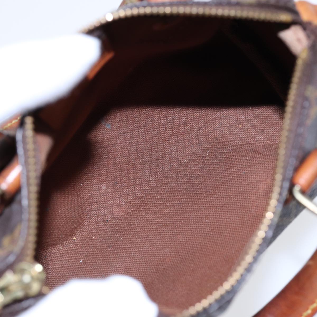 Louis Vuitton Mini speedy, Brown, Canvas, handbag