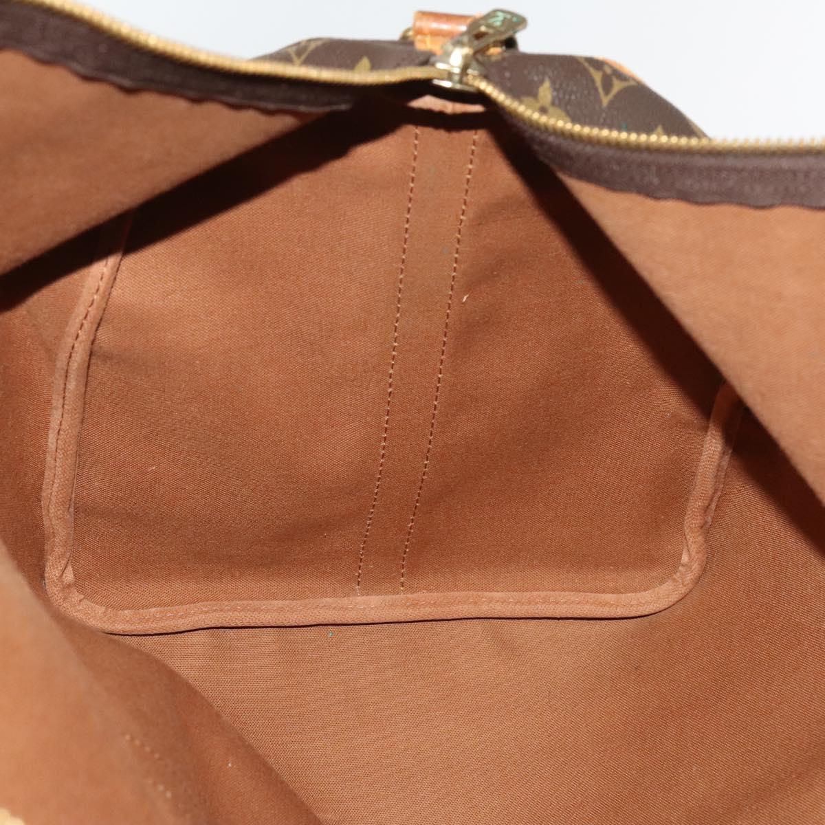 Louis Vuitton Keepall Bandouliere 55, Brown, Canvas, travel