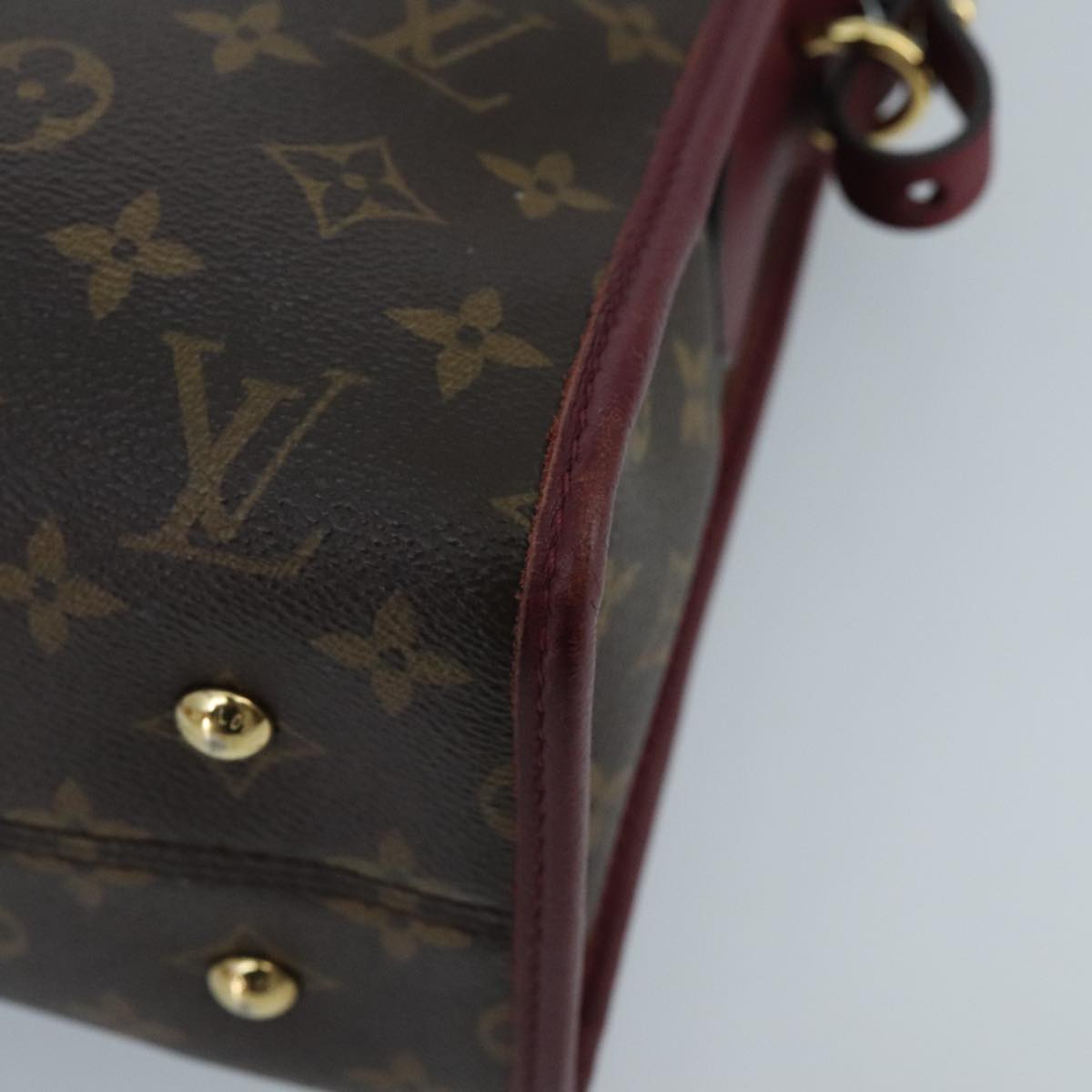 Louis Vuitton Popincourt, Brown, Canvas, handbag