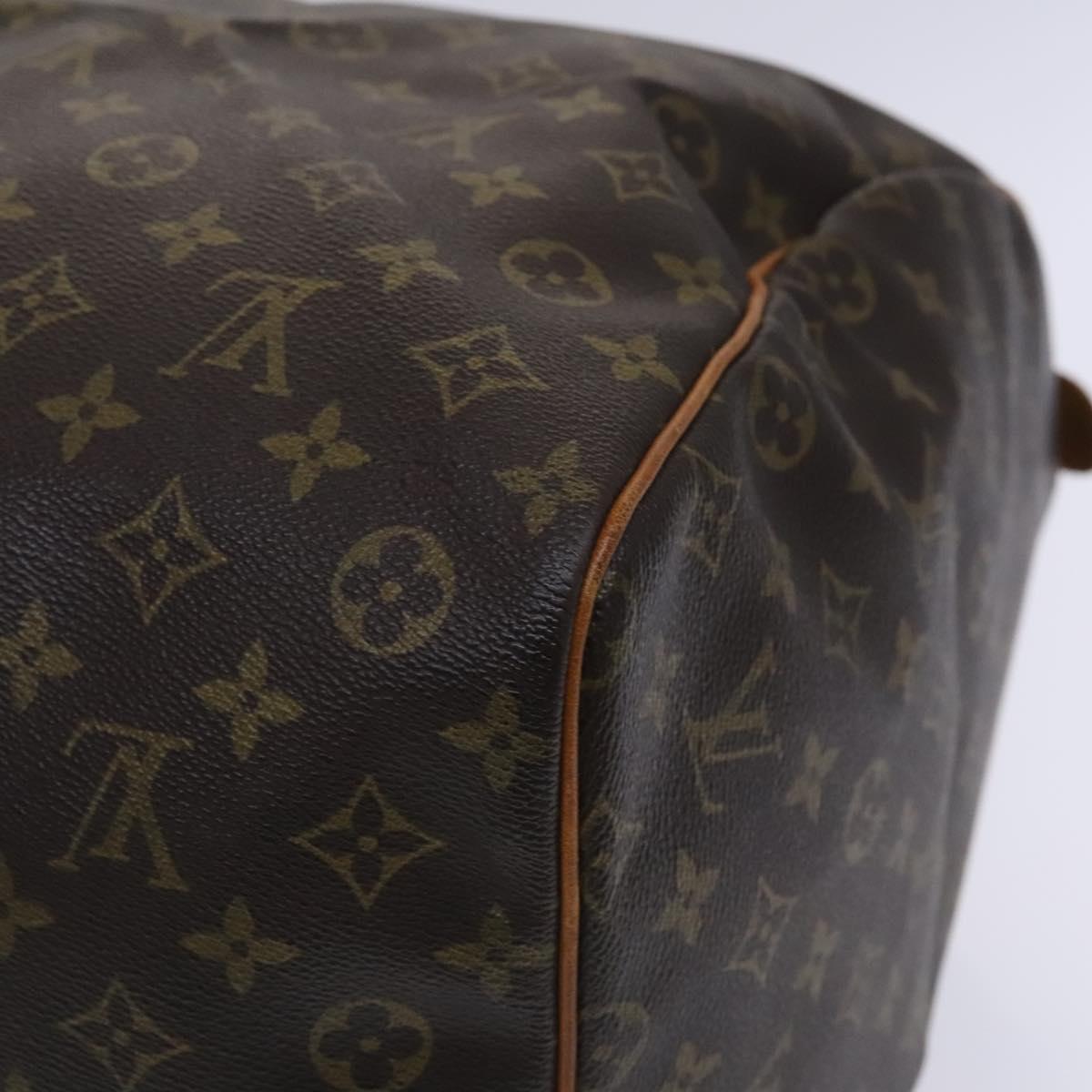 Louis Vuitton Keepall 60, Brown, Canvas, travel