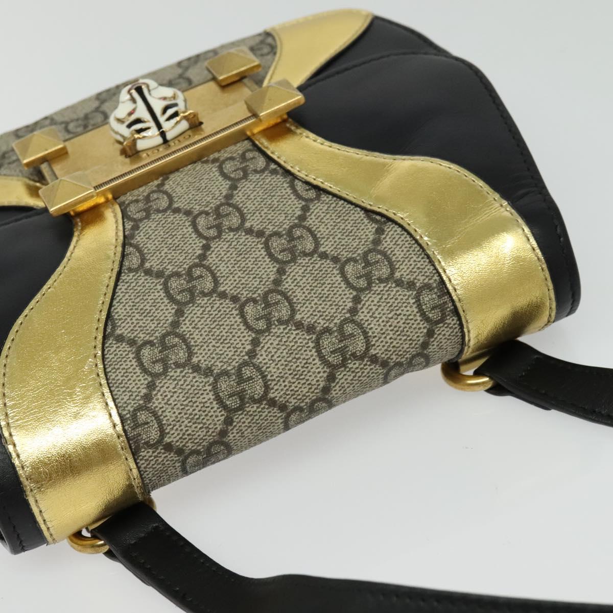Gucci Osiride, Black, "CANVAS, LEATHER", shoulder