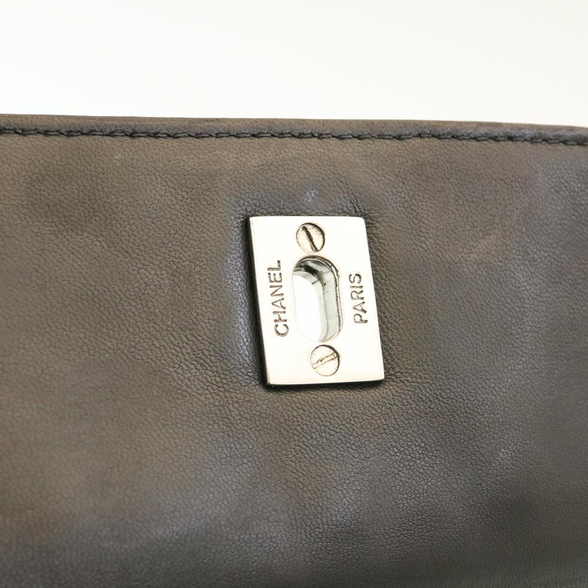 Chanel -, Black, Patent Leather, shoulder