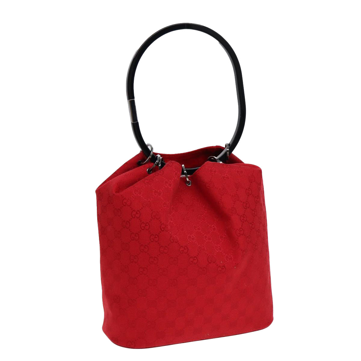 Gucci GG canvas, Red, Canvas, shoulder