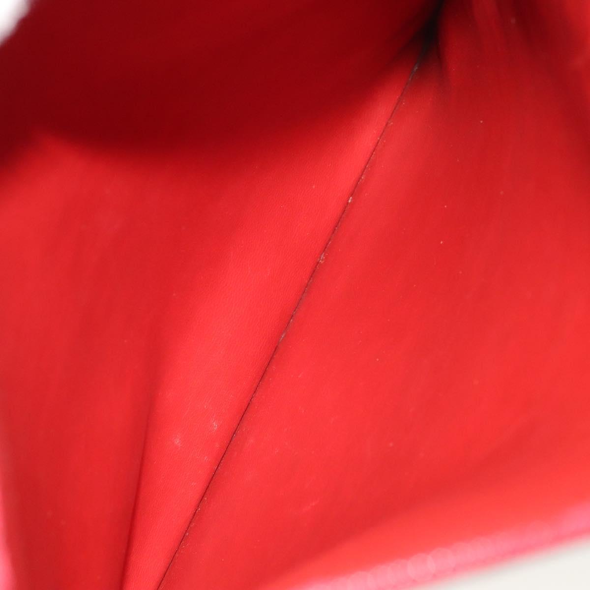 Chanel Triple coco, Red, Leather, shoulder
