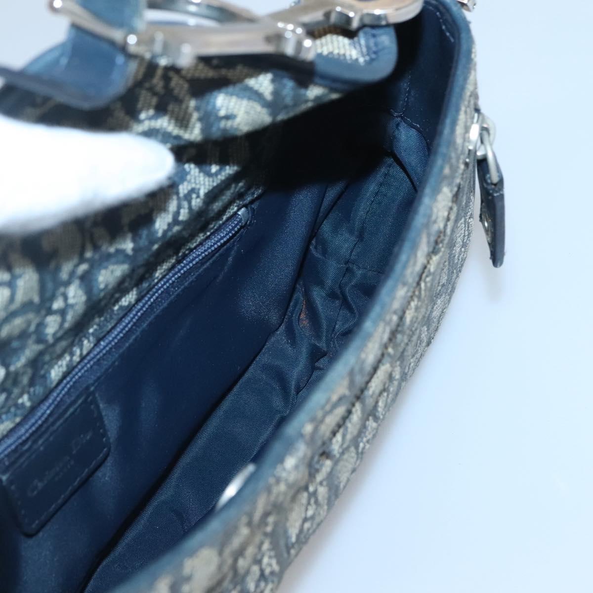 Dior Saddle, Navy, Canvas, shoulder