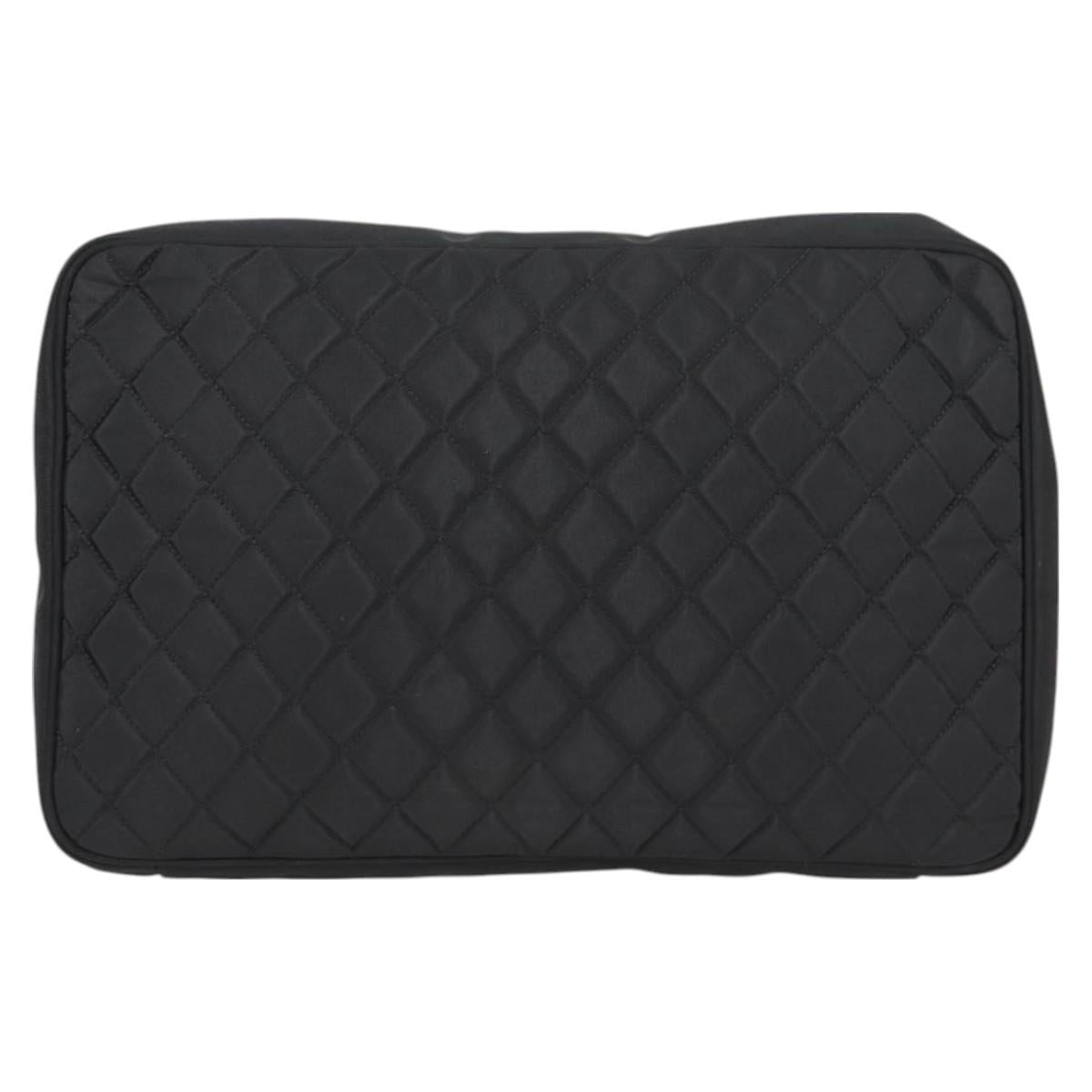Chanel Cc, Black, NYLON, clutch