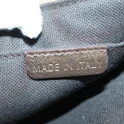 Burberry Lollard Shoulder Bag Haymarket Canvas with Leather, GOLD, LEATHER, Shoulder bag