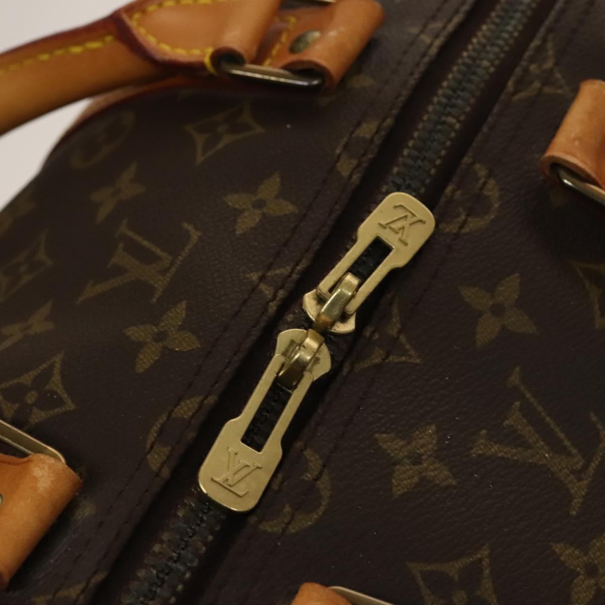 Louis Vuitton Keepall Bandouliere 55, Brown, Canvas, travel