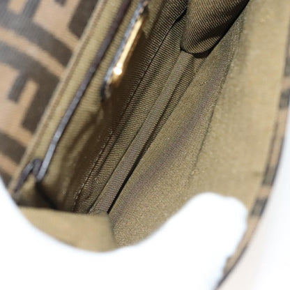 Fendi Zucca, "BEIGE, BROWN", Canvas, shoulder