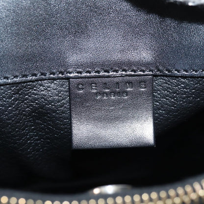 Céline Hobo, Black, Canvas, shoulder