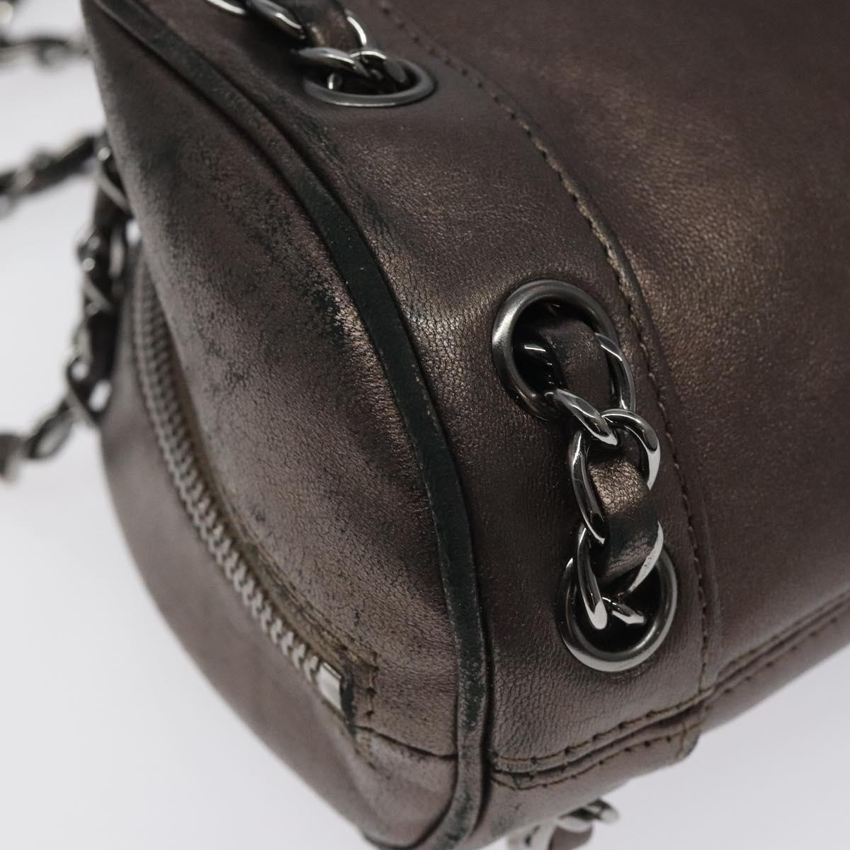 Chanel Tassel, Brown, Leather, shoulder