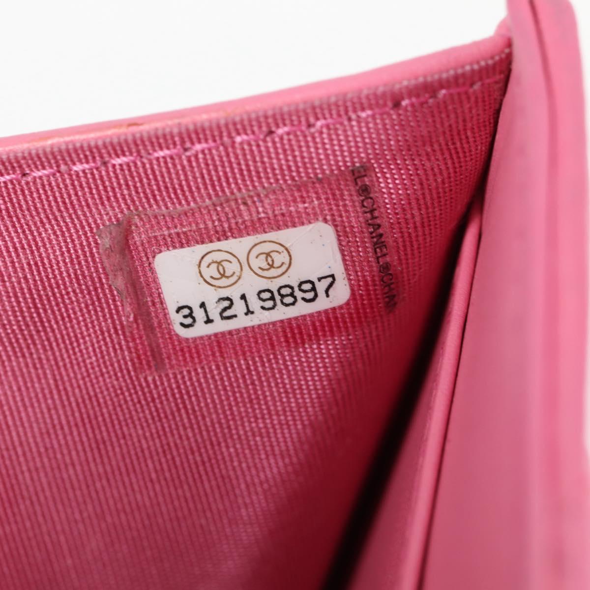 Chanel Chanel 19, Pink, Leather, wallet