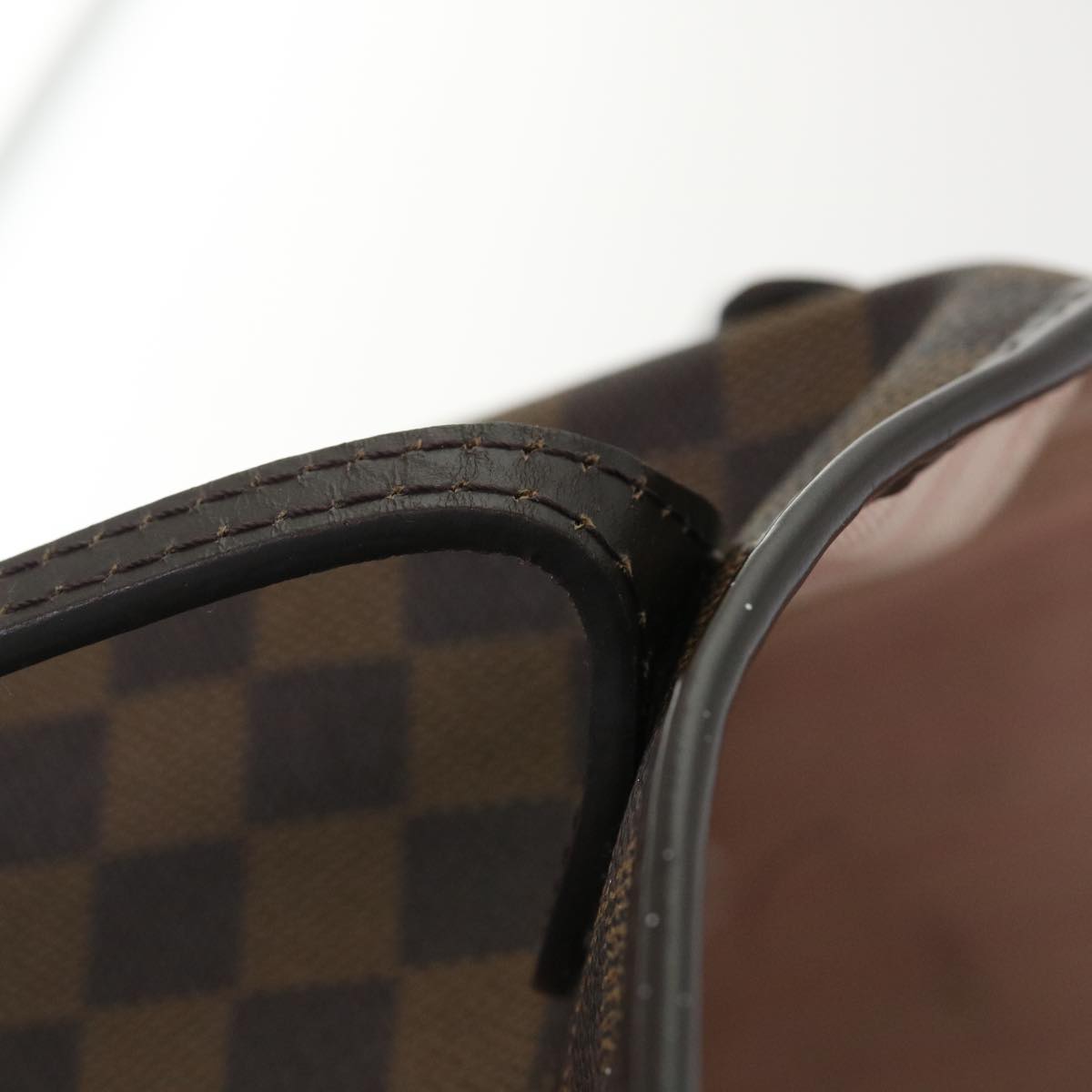 Louis Vuitton Neverfull MM, Brown, Canvas, tote