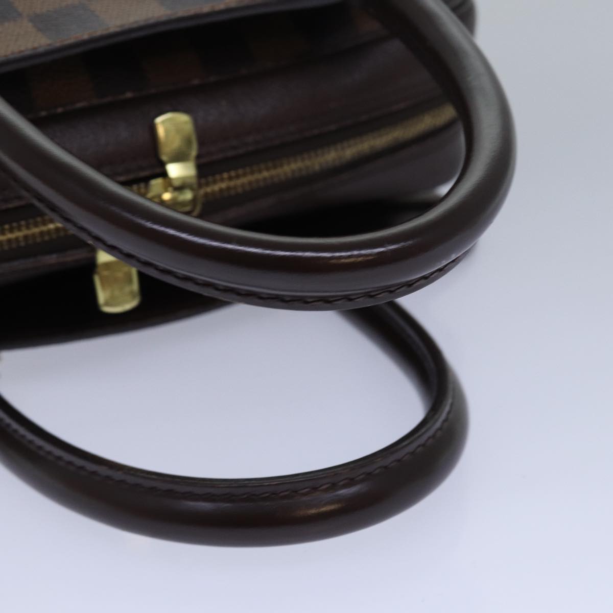 Louis Vuitton Triana, Brown, Canvas, handbag