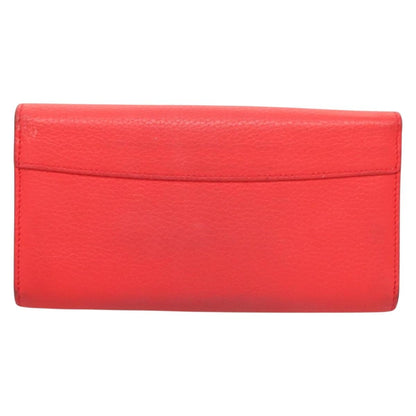 Louis Vuitton Capucines, Red, Leather, wallet